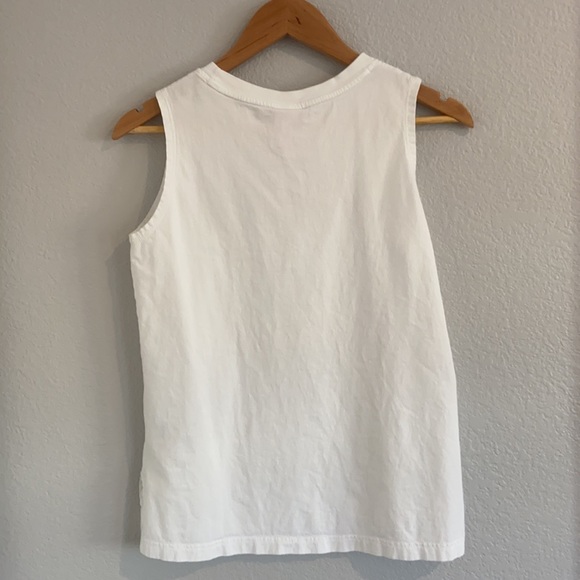 Nike White Silver Logo Tank Top - Picture 6 of 9